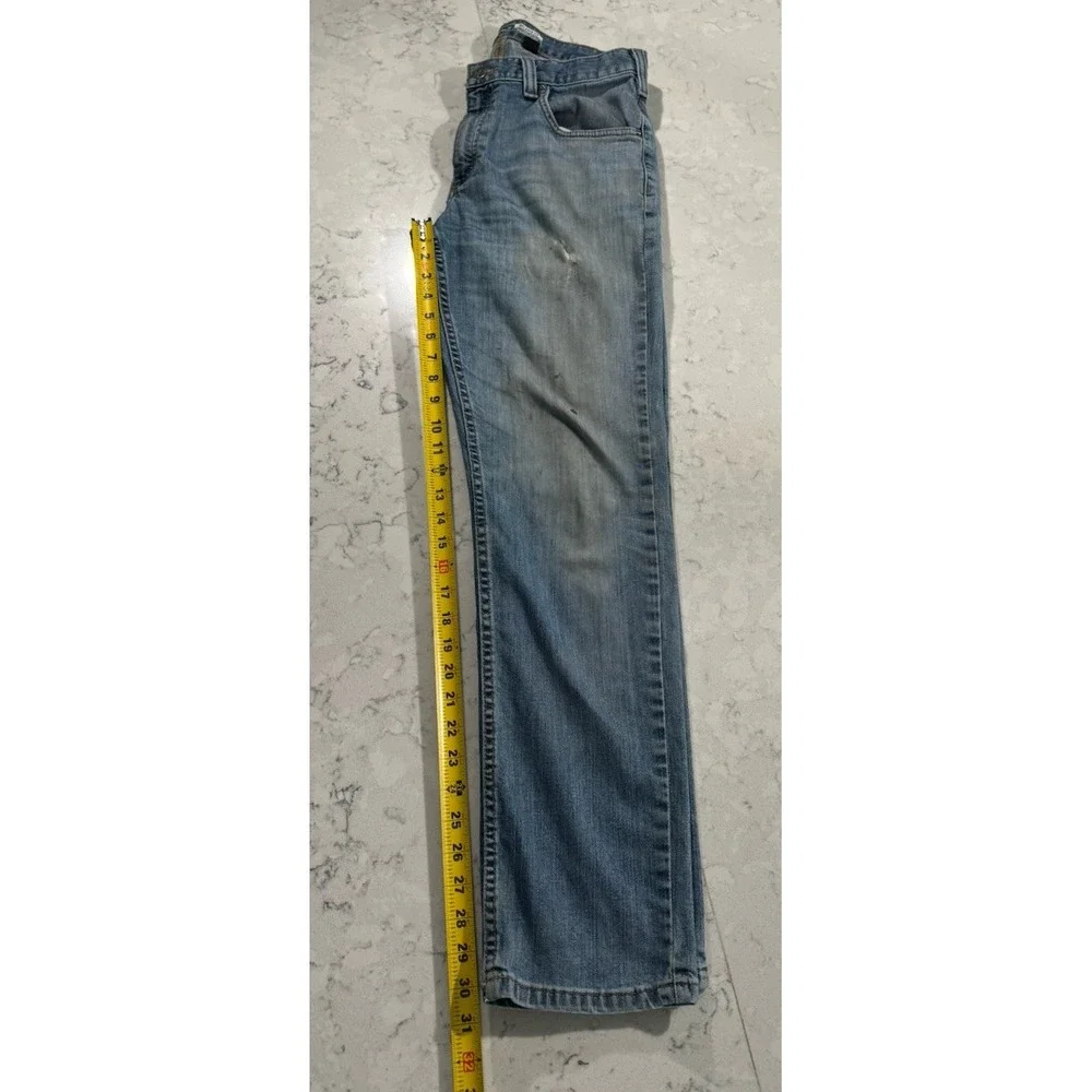 Carhartt Jeans Mens 32x32 Blue Rugged Flex Relaxed Fit Tapered BD4960-M